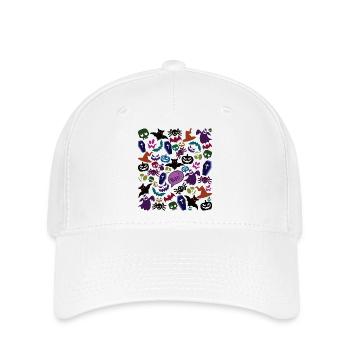 Halloween Wirrwarr - Flexfit Cap - Weiß - Vorne