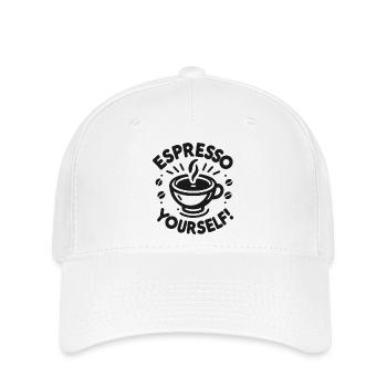 Espresso Yourself! - Flexfit Cap - white - Front
