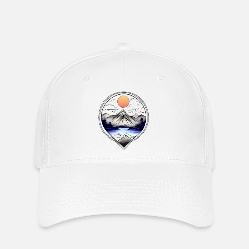 Nature - Flexfit Cap - white