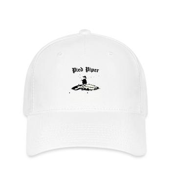 Pied Piper (Black Death VI) - Flexfit Cap - Weiß - Vorne