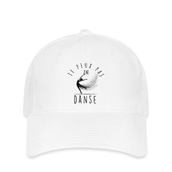 Je peux pas, j'ai danse. - Casquette Flexfit - blanc - Devant