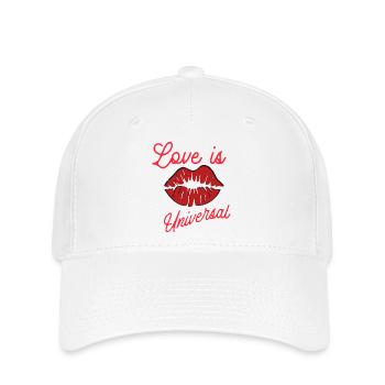 L’amour sans frontières - Casquette Flexfit - blanc - Devant