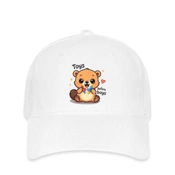 Jouets avant les garçons Des femmes torrides embarrassantes - Casquette Flexfit - blanc - Devant