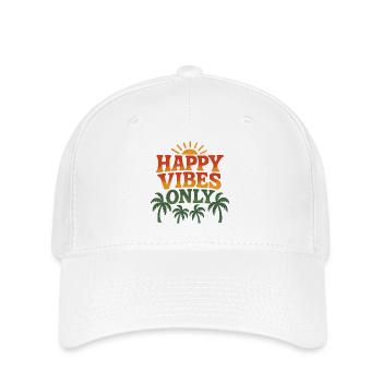 Positive Energy Happy Vibes Sunshine Palm - Flexfit Cap - white - Front