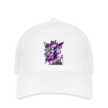 Engelsrebell - Flexfit Cap - Weiß - Vorne
