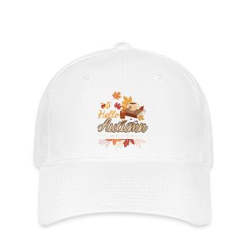 Autumnal cosiness with coffee - Flexfit Cap - white - Front