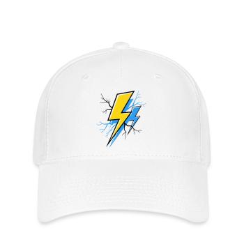 Blue Yellow Ray - Flexfit Cap - white - Front