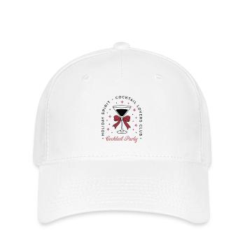 Filles de la soirée cocktail Nouvelle année de Noël - Casquette Flexfit - blanc - Devant