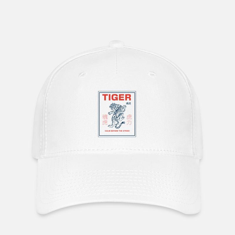 Der Tiger – Die Ruhe vor dem Sturm - Flexfit Cap - Weiß