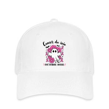 Hallowe Breast Cancer Awareness Tape - Flexfit Cap - white - Front