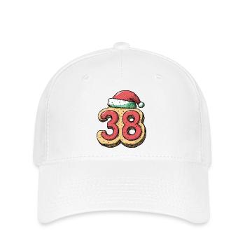 38 Number Biscuit Christmas - Flexfit Cap - white - Front