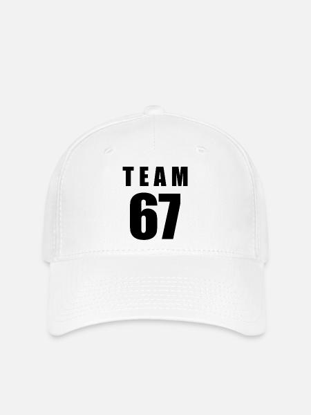 Team 67 - Flexfit Cap - Weiß