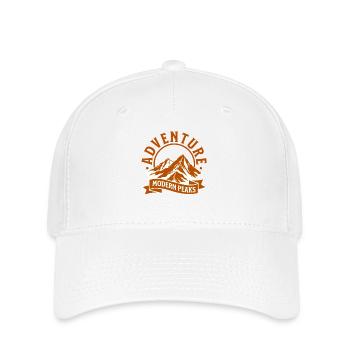 Moderne Bergabenteuer Peaks - Flexfit Cap - Weiß - Vorne