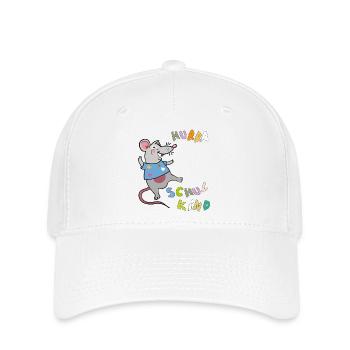 Hourra la souris écolière - Casquette Flexfit - blanc - Devant