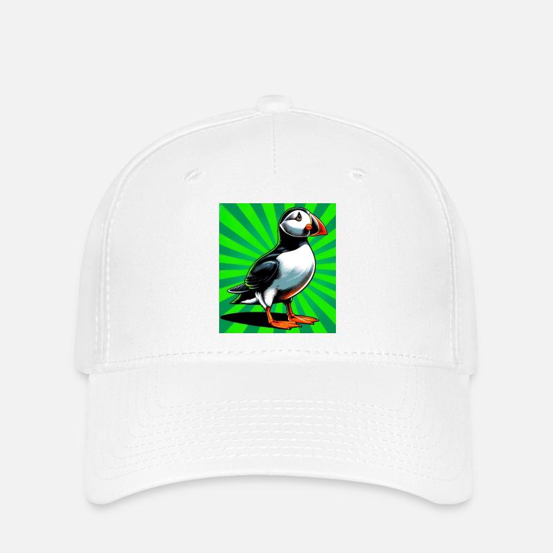 Papageitaucher - Flexfit Cap - Weiß