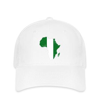Nigeria Flag Africa - Flexfit Cap - white - Front