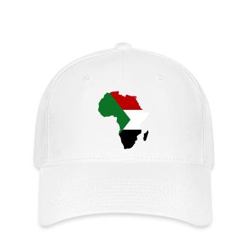 Sudan_Flagge_Afrika - Casquette Flexfit - blanc - Devant