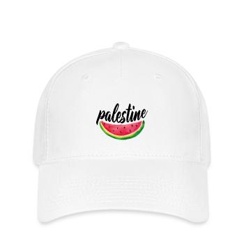Melon de Palestine - Casquette Flexfit - blanc - Devant