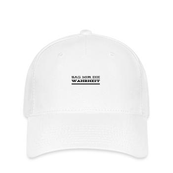 sag die Wahrheit - Flexfit Cap - Weiß - Vorne