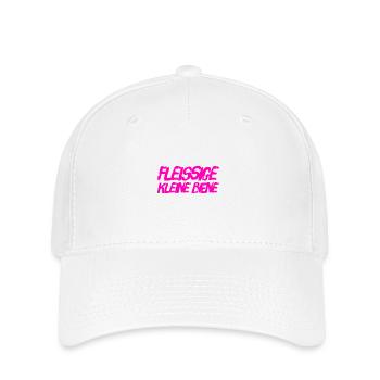 ich bin fleißig - Flexfit Cap - Weiß - Vorne