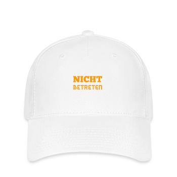 komm nicht rein - Flexfit Cap - Weiß - Vorne
