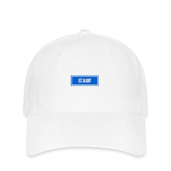 bleib entspannt - Flexfit Cap - Weiß - Vorne