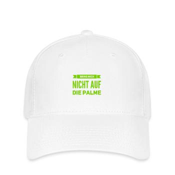 bleib locker - Flexfit Cap - Weiß - Vorne