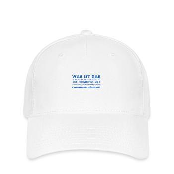 bleib optimistisch - Flexfit Cap - Weiß - Vorne