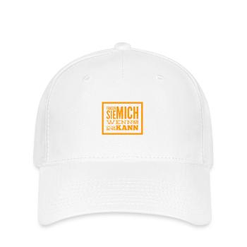 möchten Sie meine Hilfe - Flexfit Cap - Weiß - Vorne