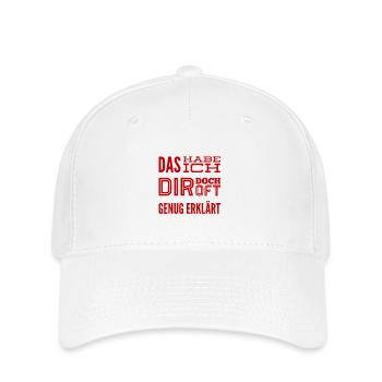 keine Lust mehr - Flexfit Cap - Weiß - Vorne