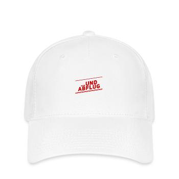 zieh Leine - Flexfit Cap - Weiß - Vorne