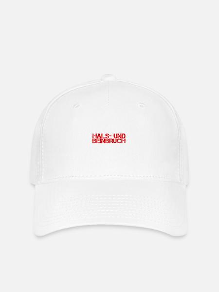 ich wünsche dir viel Glück - Flexfit Cap - Weiß