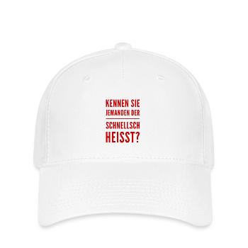 Herr Schnellsch - Flexfit Cap - Weiß - Vorne