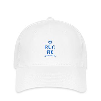 La correction de bogues fonctionne toujours - Casquette Flexfit - blanc - Devant
