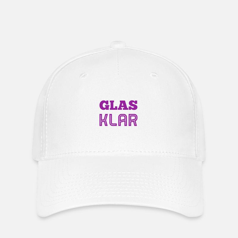 C’est clair - Casquette Flexfit - blanc