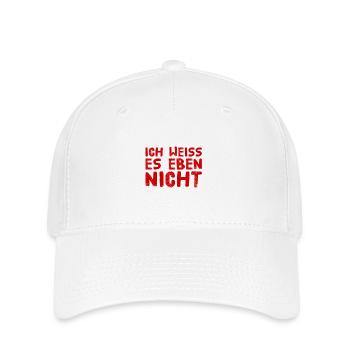 Je suis ignorant - Casquette Flexfit - blanc - Devant