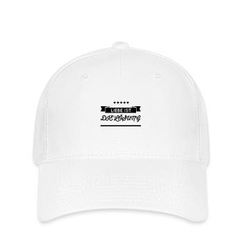 Liebe geht immer - Flexfit Cap - Weiß - Vorne