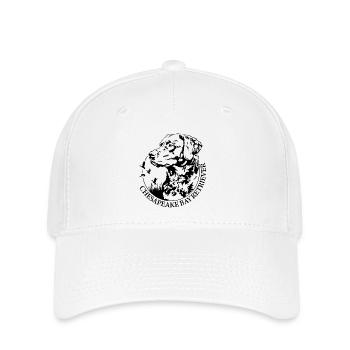 Chesapeake Bay Retriever Portrait Hunde Wilsigns - Flexfit Cap - Weiß - Vorne