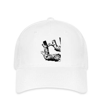Cep de vigne - Casquette Flexfit - blanc - Devant