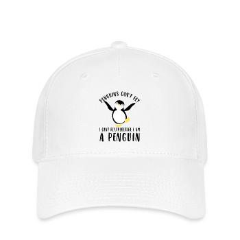 Penguins can't fly i can't fly i am a Penguin - Flexfit Cap - white - Front