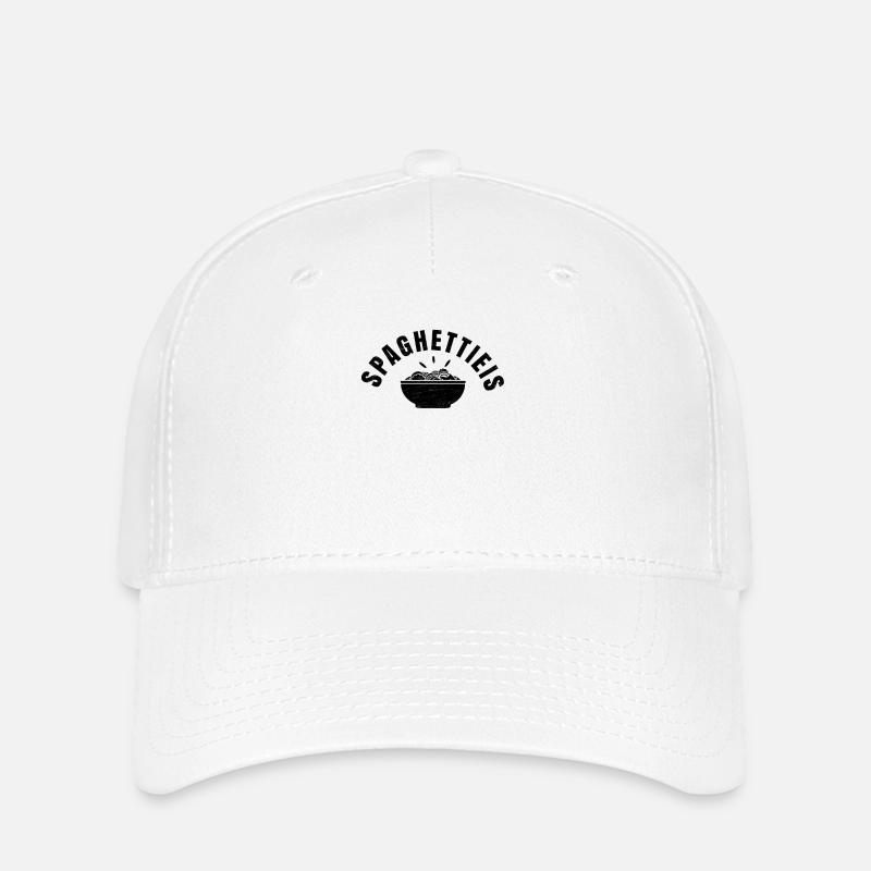 Spagetti Eis - Flexfit Cap - Weiß