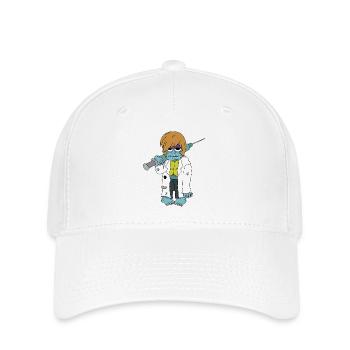 Doctor Zombie - Halloween Monster Syringe Doctor Death - Flexfit Cap - white - Front