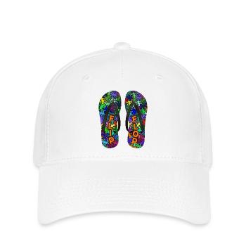 Geckos FLIP FLOP - Flexfit Cap - Weiß - Vorne