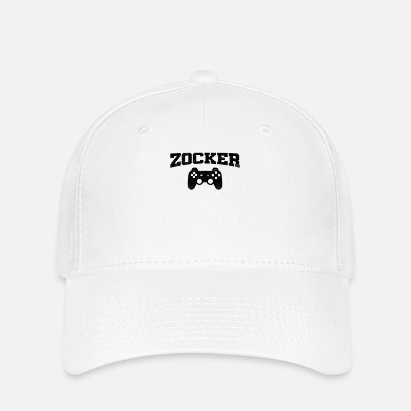 gambler - Flexfit Cap - white