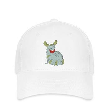 Laughing Monster - Flexfit Cap - white - Front