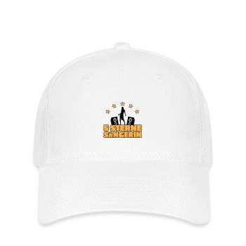 Sänger Sängerin singen Gesang Geschenk Weihnachten - Flexfit Cap - Weiß - Vorne