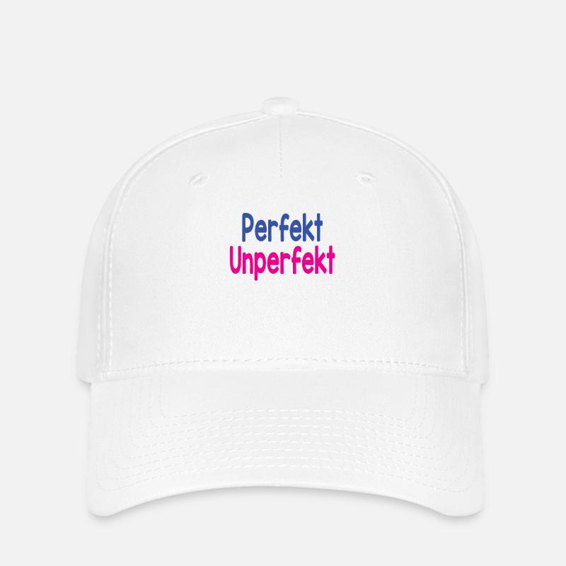 Perfect - Imperfect - Flexfit Cap - white