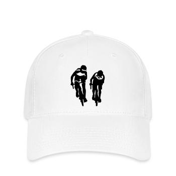 Rennrad - Flexfit Cap - Weiß - Vorne