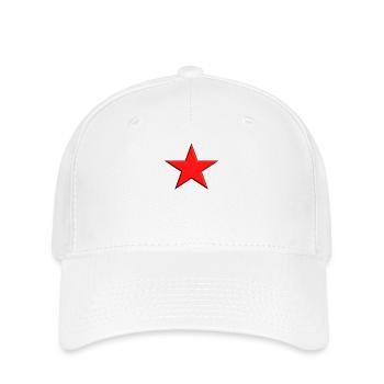 Etoile rouge - Casquette Flexfit - blanc - Devant