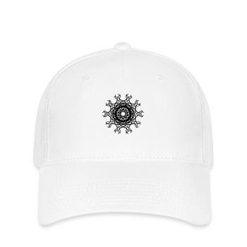 Art géométrique - Casquette Flexfit - blanc - Devant